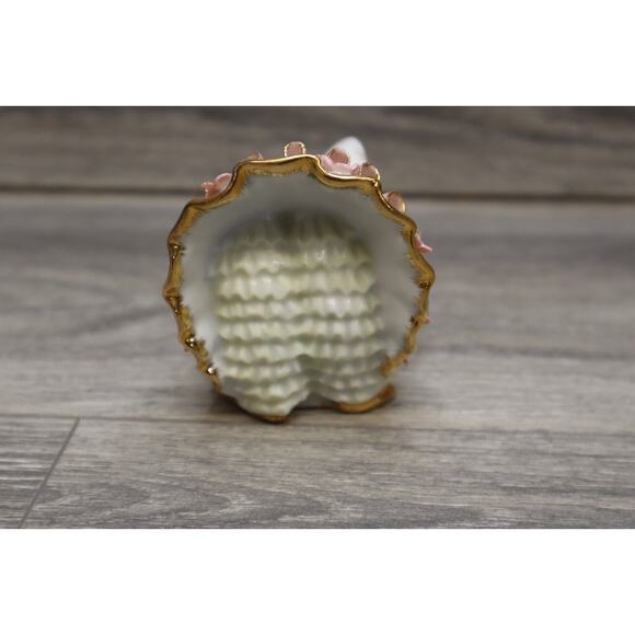 Vintage Geo Z Lefton Collectible Decoration Pink Bloomer Girl Porcelain KW1412 - Picture 5 of 12